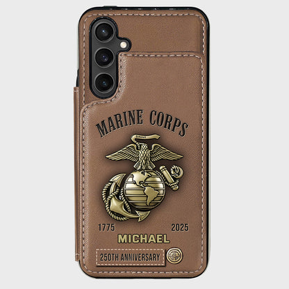 250th Anniversary - Personalized Veteran Wallet Phone Case
