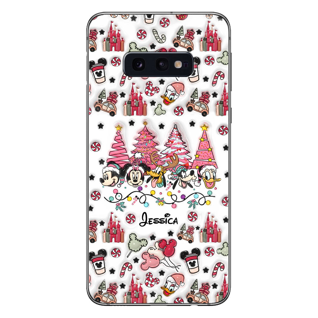 Christmas Is Coming To Mousetown - Personalized Mouse Clear Phone Case