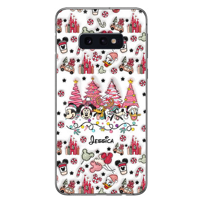 Christmas Is Coming To Mousetown - Personalized Mouse Clear Phone Case
