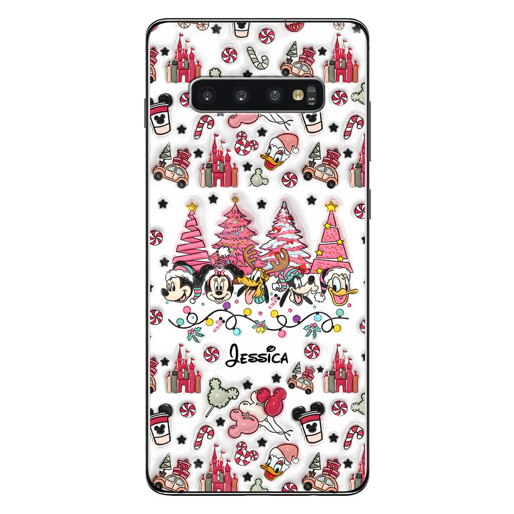 Christmas Is Coming To Mousetown - Personalized Mouse Clear Phone Case