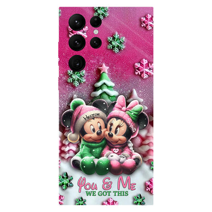Mouse Couple - Personalized Mouse Full Print Phone Case