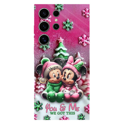 Mouse Couple - Personalized Mouse Full Print Phone Case