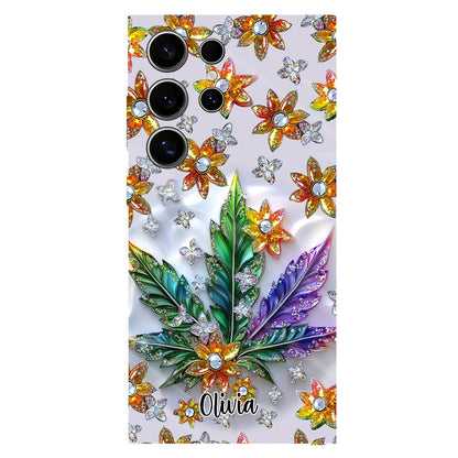 Beautiful Leaf - Personalized Weed Full Print Phone Case
