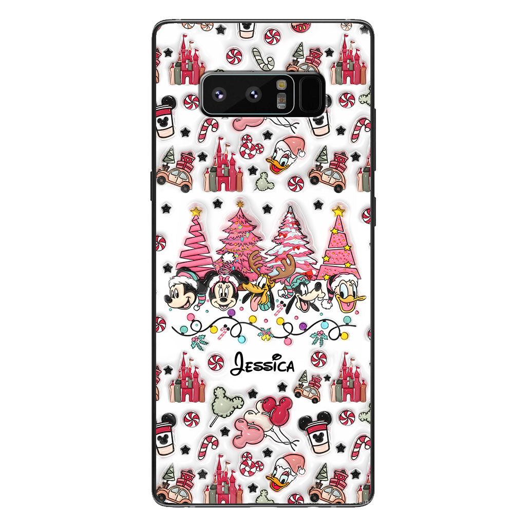 Christmas Is Coming To Mousetown - Personalized Mouse Clear Phone Case