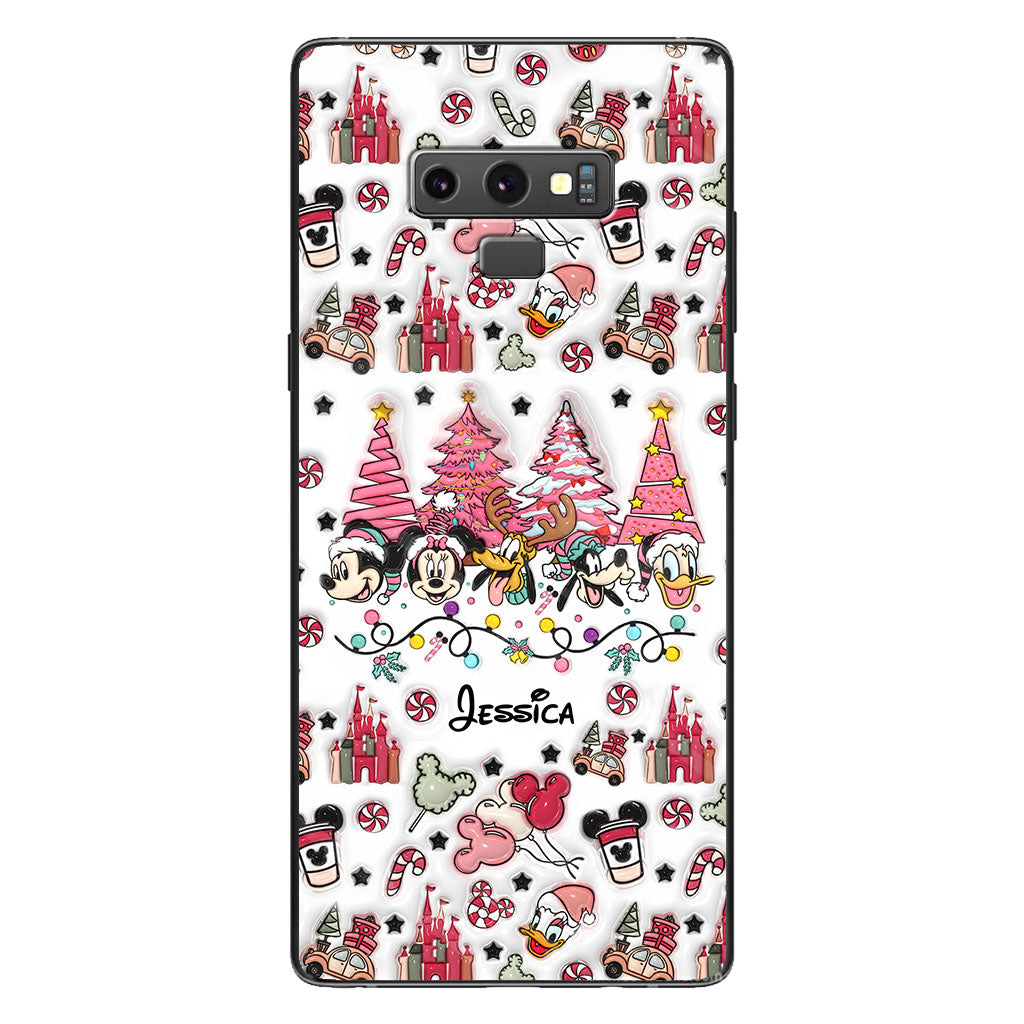 Christmas Is Coming To Mousetown - Personalized Mouse Clear Phone Case