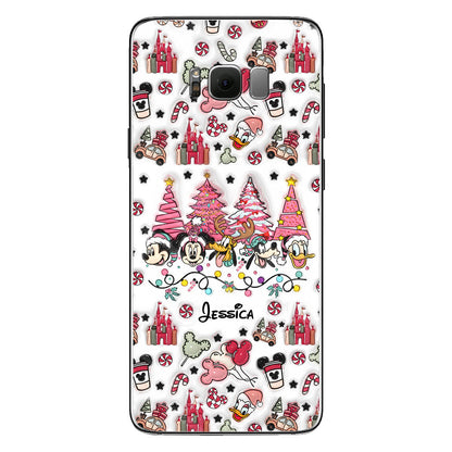 Christmas Is Coming To Mousetown - Personalized Mouse Clear Phone Case