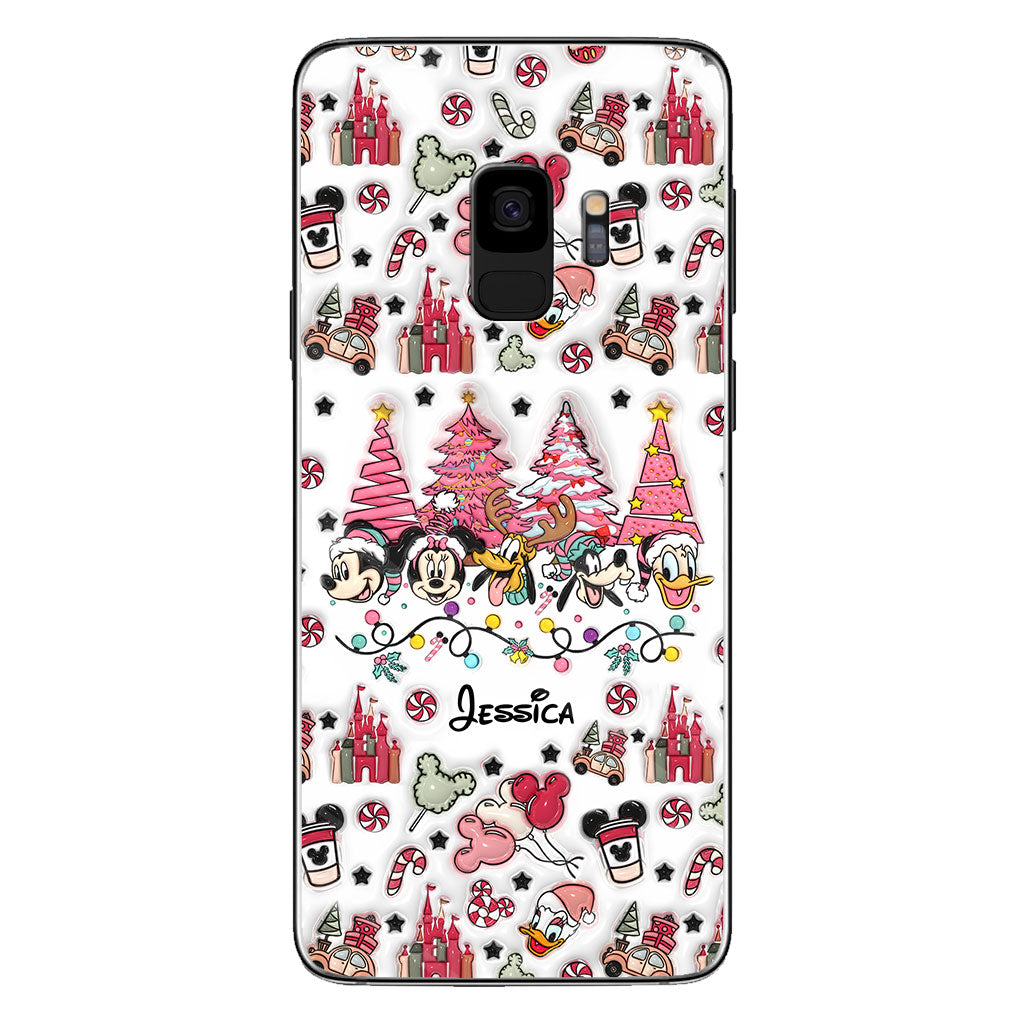 Christmas Is Coming To Mousetown - Personalized Mouse Clear Phone Case