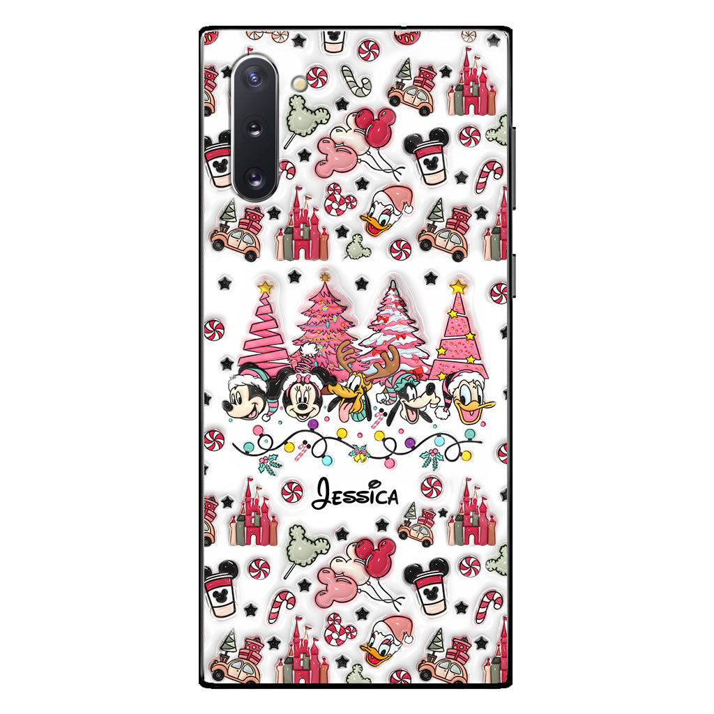 Christmas Is Coming To Mousetown - Personalized Mouse Clear Phone Case