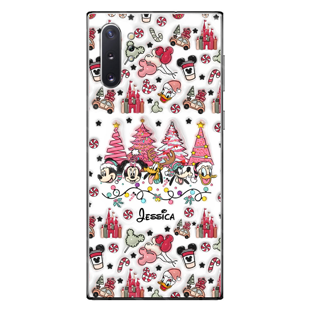 Christmas Is Coming To Mousetown - Personalized Mouse Clear Phone Case