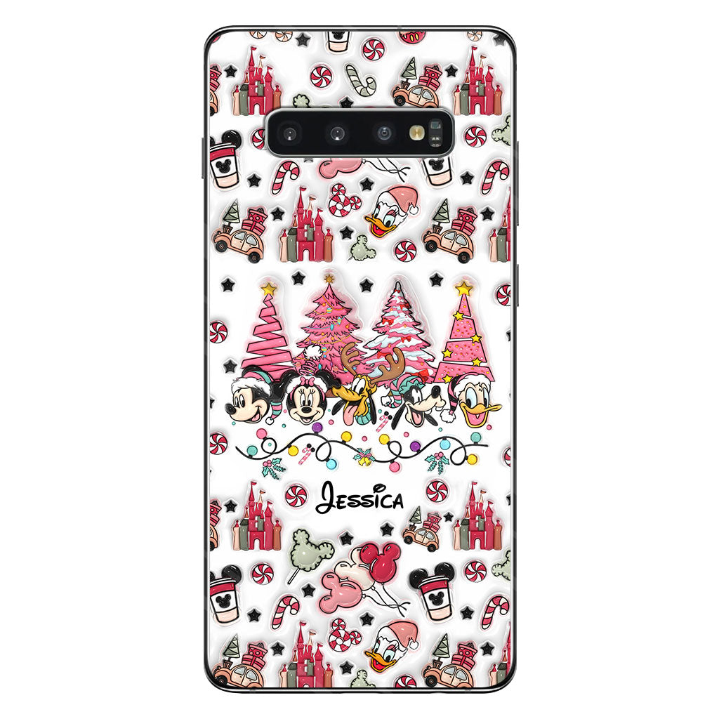 Christmas Is Coming To Mousetown - Personalized Mouse Clear Phone Case
