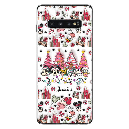 Christmas Is Coming To Mousetown - Personalized Mouse Clear Phone Case