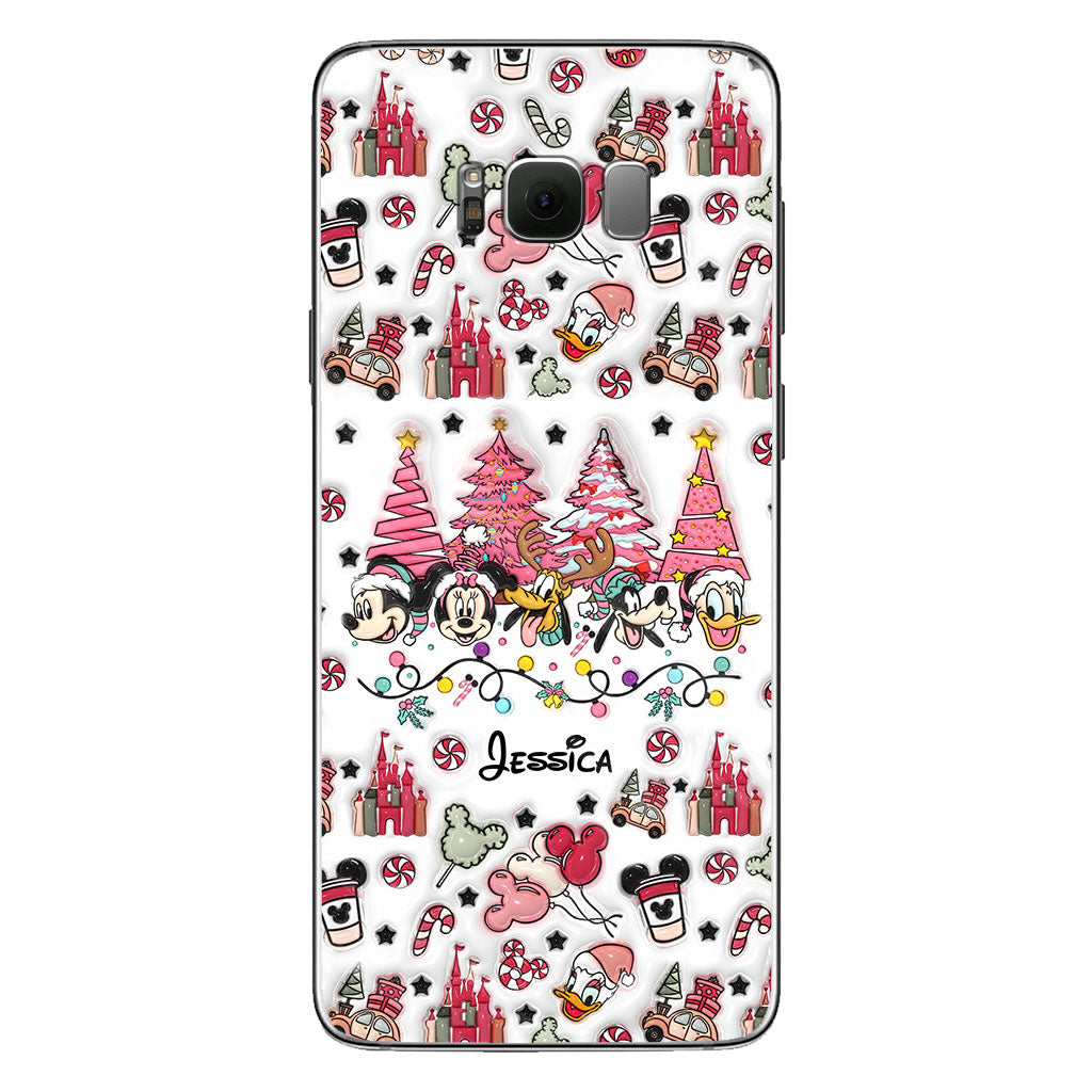 Christmas Is Coming To Mousetown - Personalized Mouse Clear Phone Case