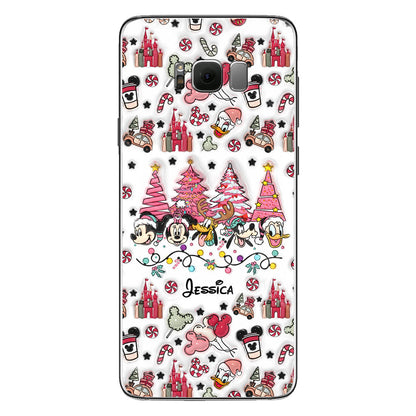 Christmas Is Coming To Mousetown - Personalized Mouse Clear Phone Case
