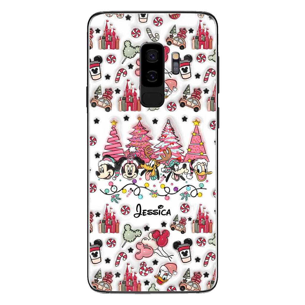 Christmas Is Coming To Mousetown - Personalized Mouse Clear Phone Case