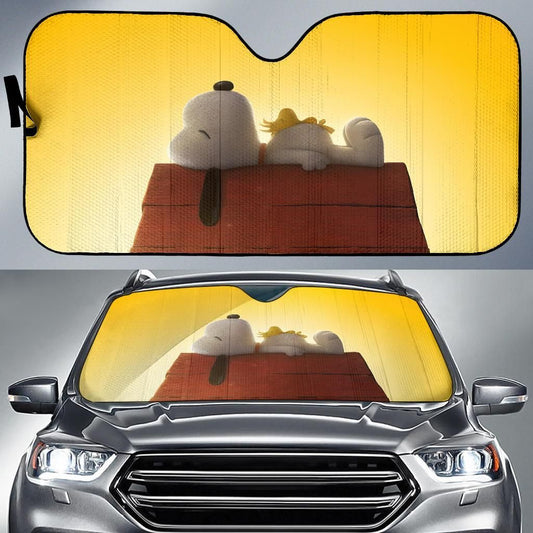 Just Sleep Car Sunshade 0523