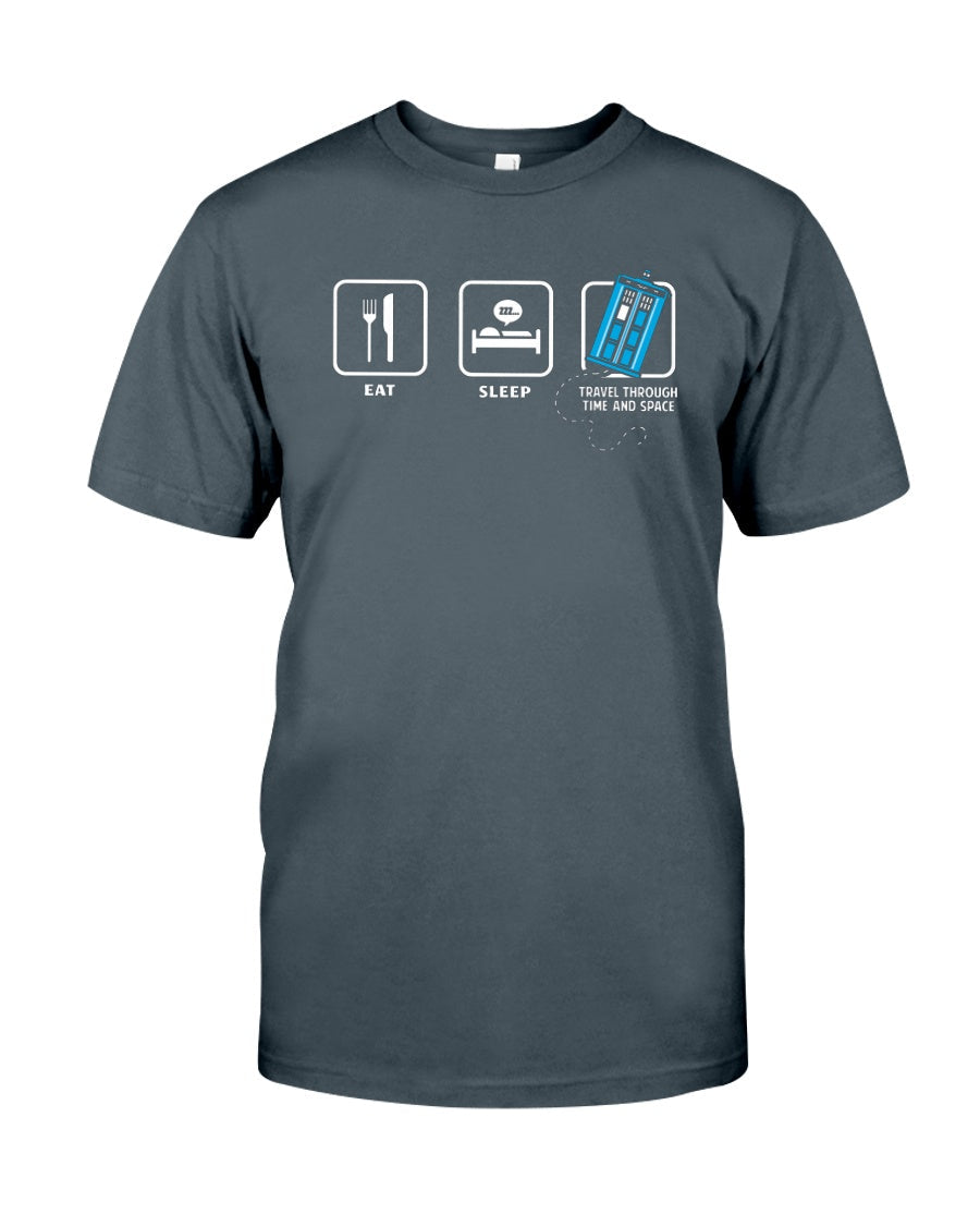 Eat Sleep Travel - T-shirt and Hoodie 1122