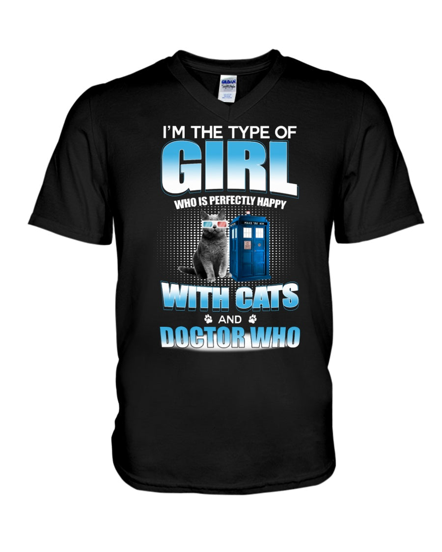 I Am Perfectly Happy With Cats - T-shirt and Hoodie 1122