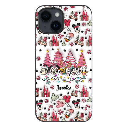 Christmas Is Coming To Mousetown - Personalized Mouse Clear Phone Case