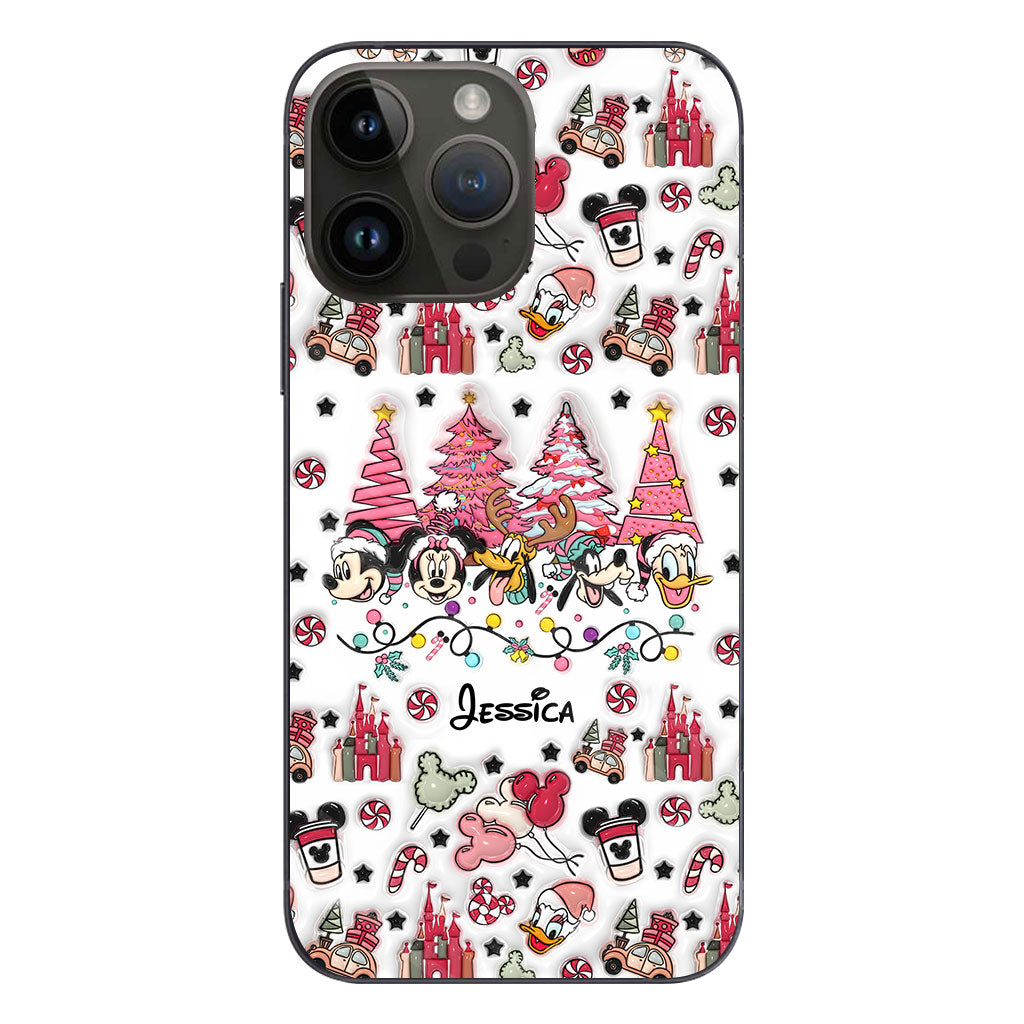 Christmas Is Coming To Mousetown - Personalized Mouse Clear Phone Case