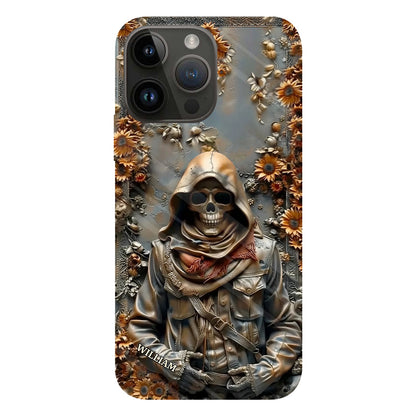 Vintage Skull - Personalized Skull Full Print Phone Case