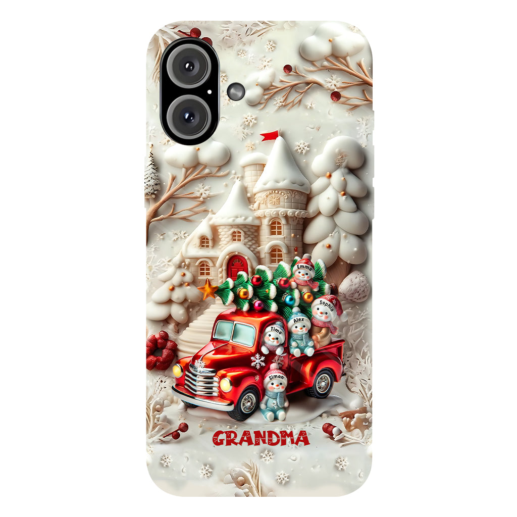 Nana's Little Cuties - Personalized Grandma Full Print Phone Case