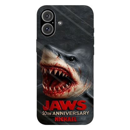 Scary Shark - Personalized Shark Full Print Phone Case