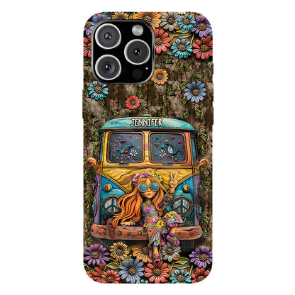 Cute Caravan - Personalized Hippie Full Print Phone Case