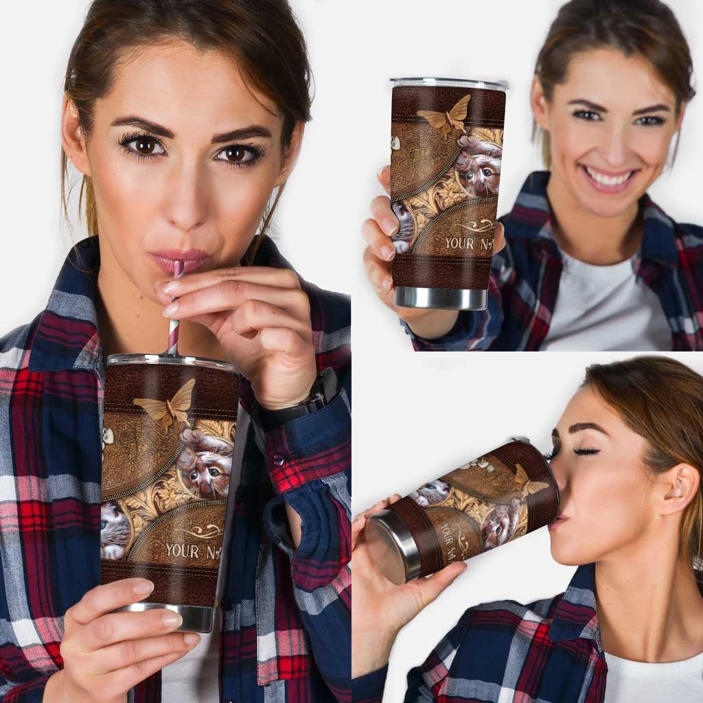 Love Cats - Personalized Cat Tumbler