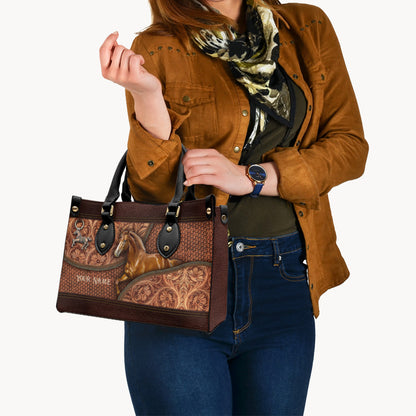 Love Horse - Personalized Horse Leather Handbag