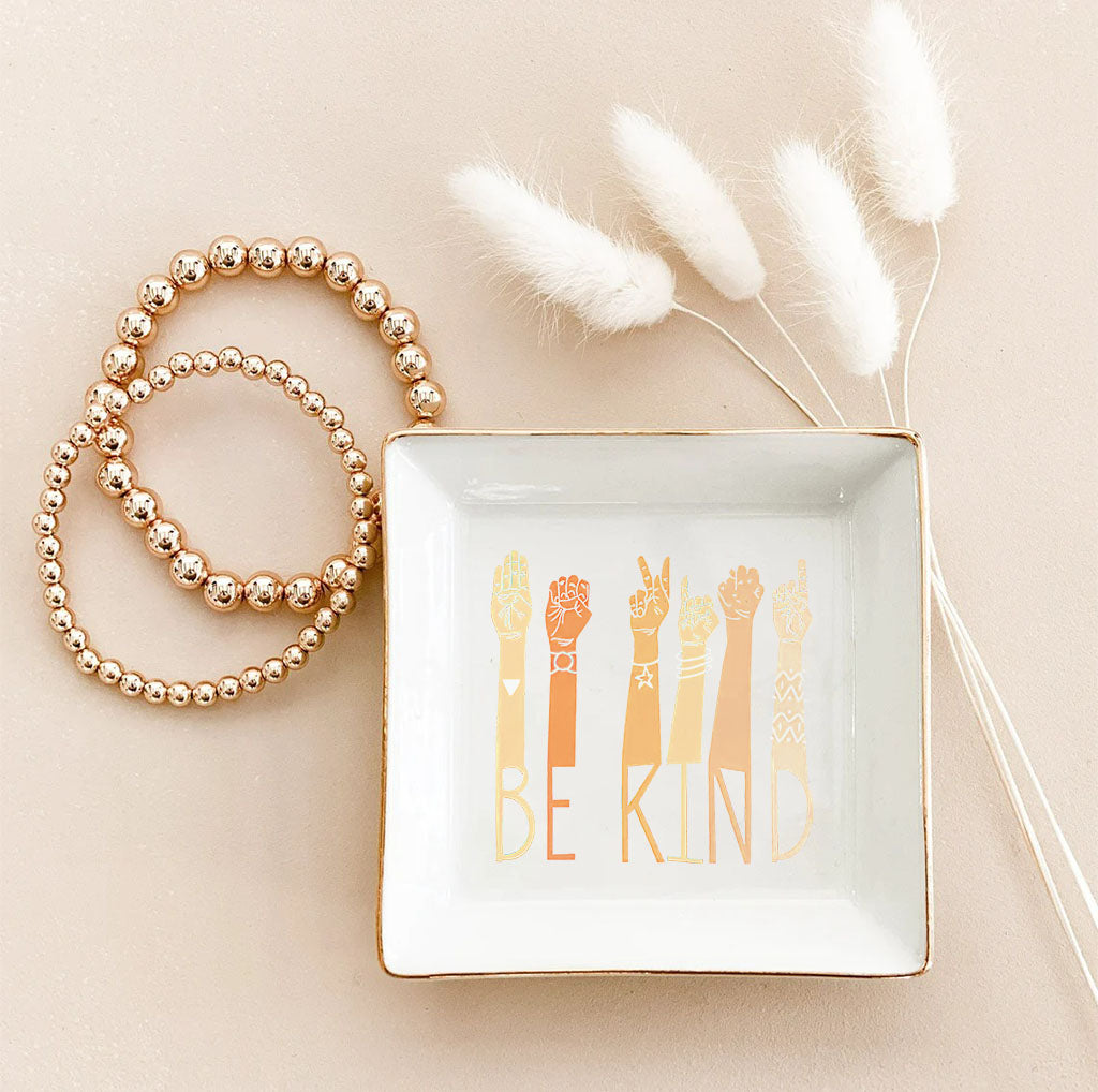 Be Kind - ASL Jewelry Dish