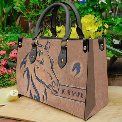 Love Horse - Personalized Horse Leather Handbag