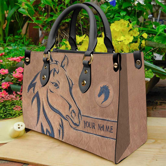 Love Horse - Personalized Horse Leather Handbag