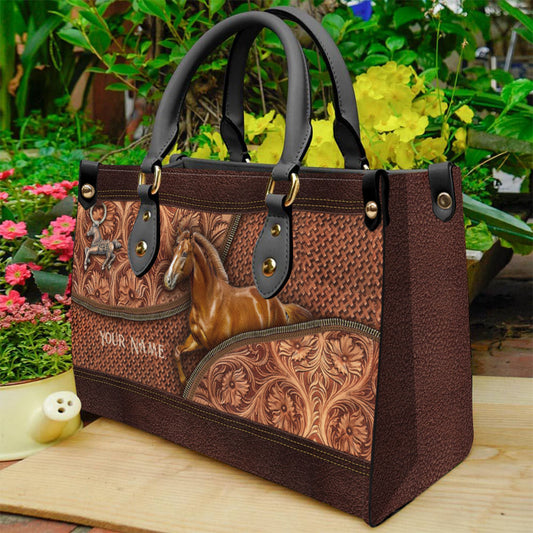Love Horse - Personalized Horse Leather Handbag