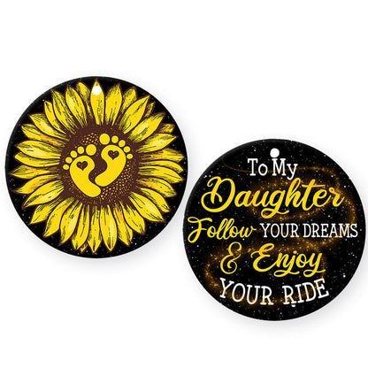 Sunflower Daughter Follow Your Dream - Sunflower Ornament (Printed On Both Sides) 1122