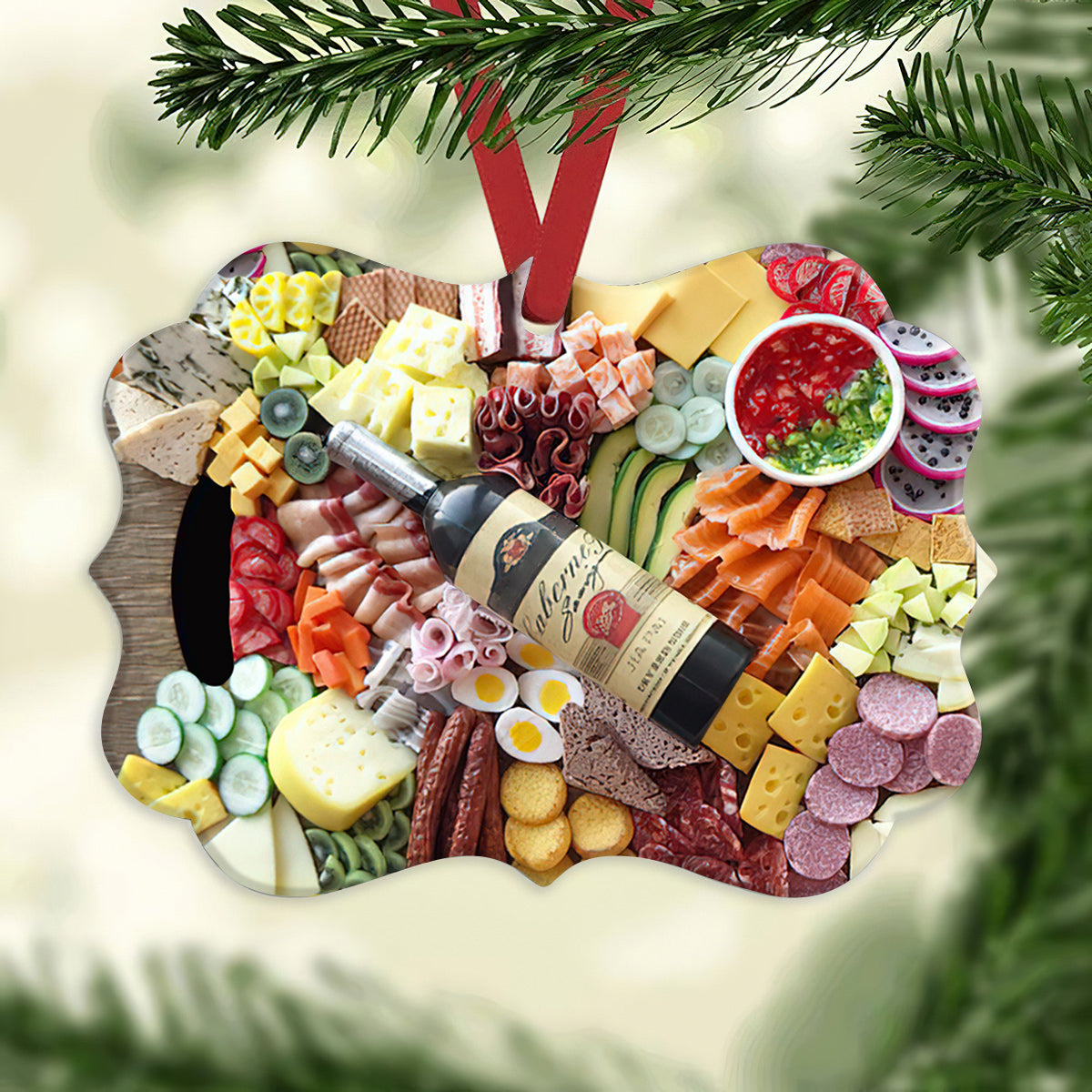 Wine Party For Wine Lovers - Wine Ornament (Printed On Both Sides) 1122
