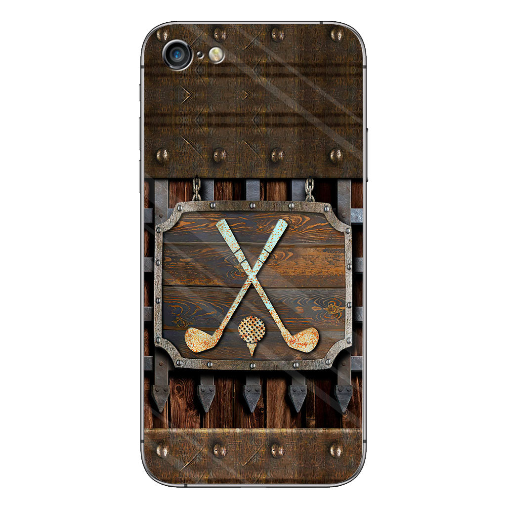 Golf Metal Pattern - Golf Phone Case