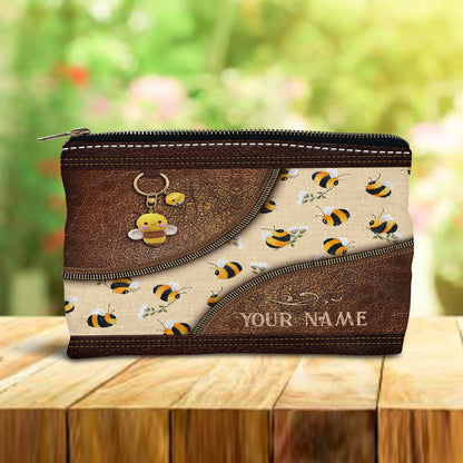 Bee Happy - Personalized Bee Pouch