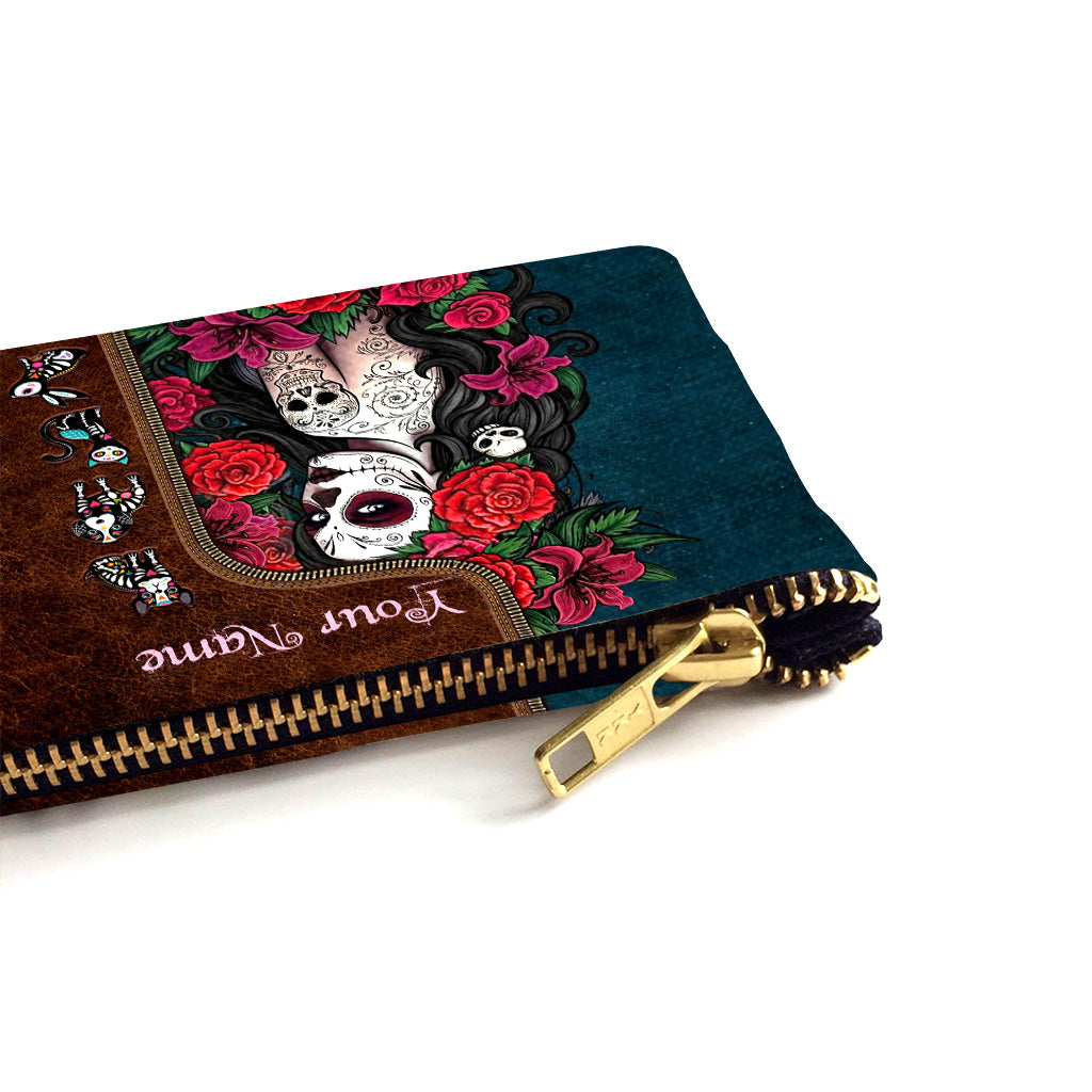 Day Of The Dead - Personalized Latina Women Pouch