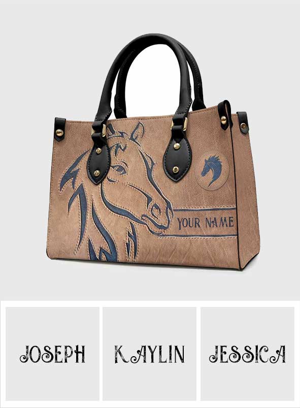 Love Horse - Personalized Horse Leather Handbag
