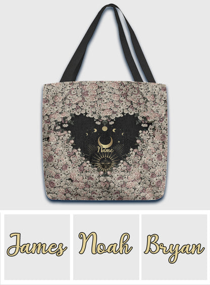 Sun And Moon - Personalized Witch Tote Bag