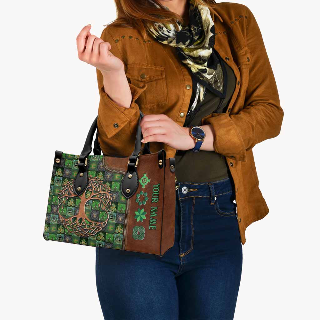 Tree Of Life - Personalized Irish Leather Handbag