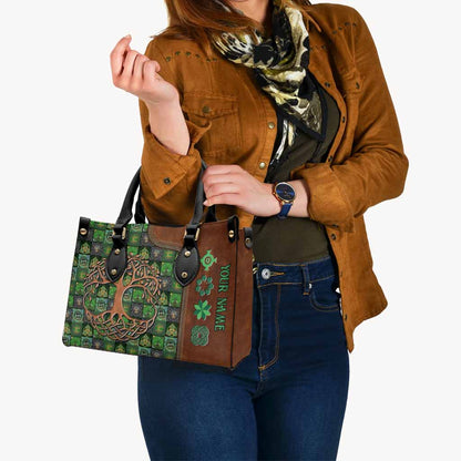 Tree Of Life - Personalized Irish Leather Handbag