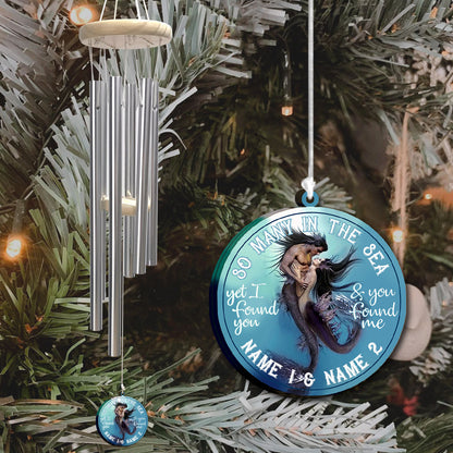 So Many In The Sea - Personalized Mermaid Wind Chime