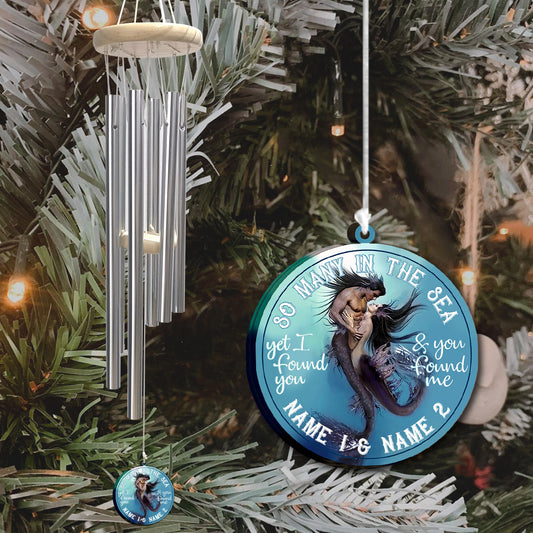 So Many In The Sea - Personalized Mermaid Wind Chime