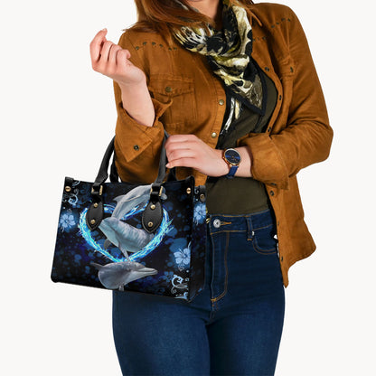 Dolphin Lover - Dolphin Leather Handbag