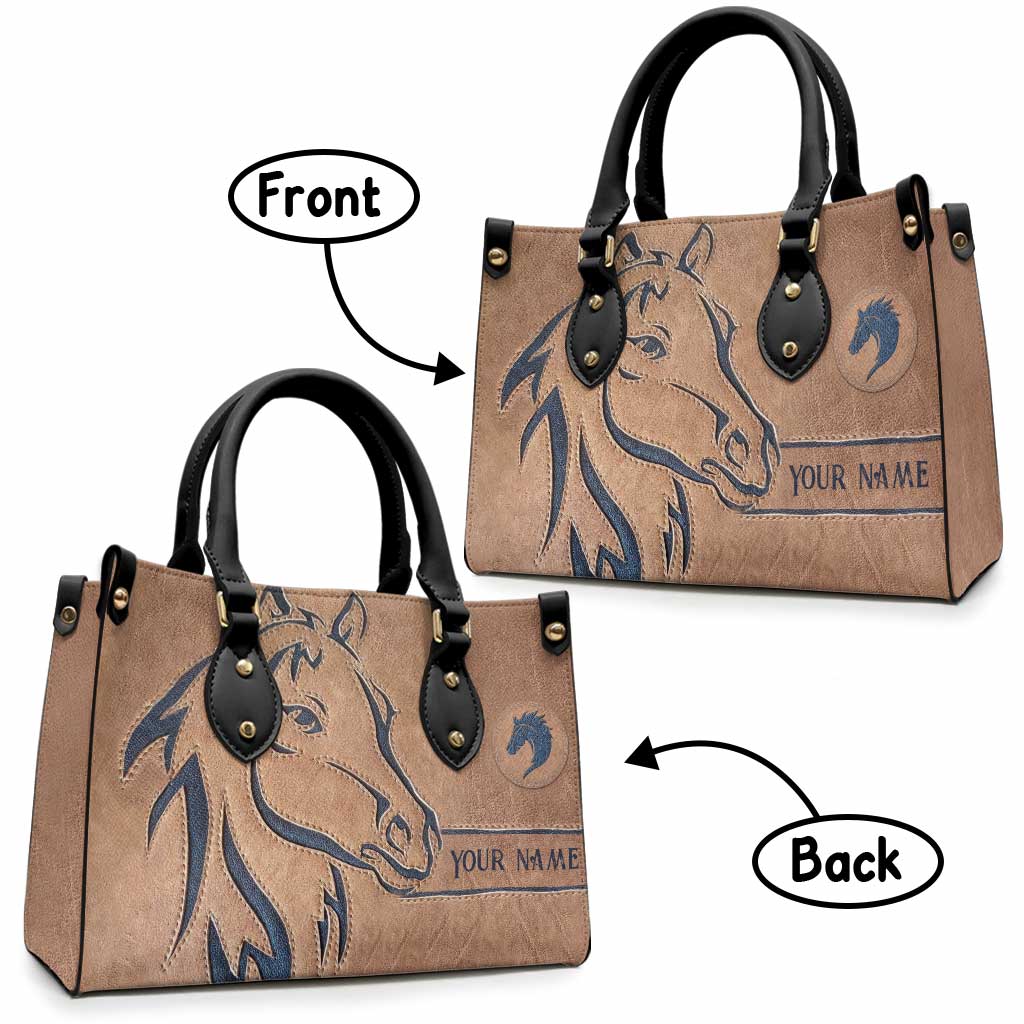 Love Horse - Personalized Horse Leather Handbag