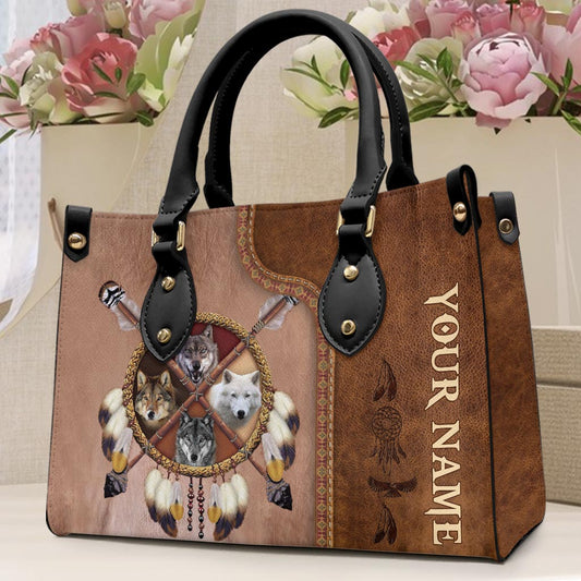 Native Blood - Personalized American Indian Leather Handbag