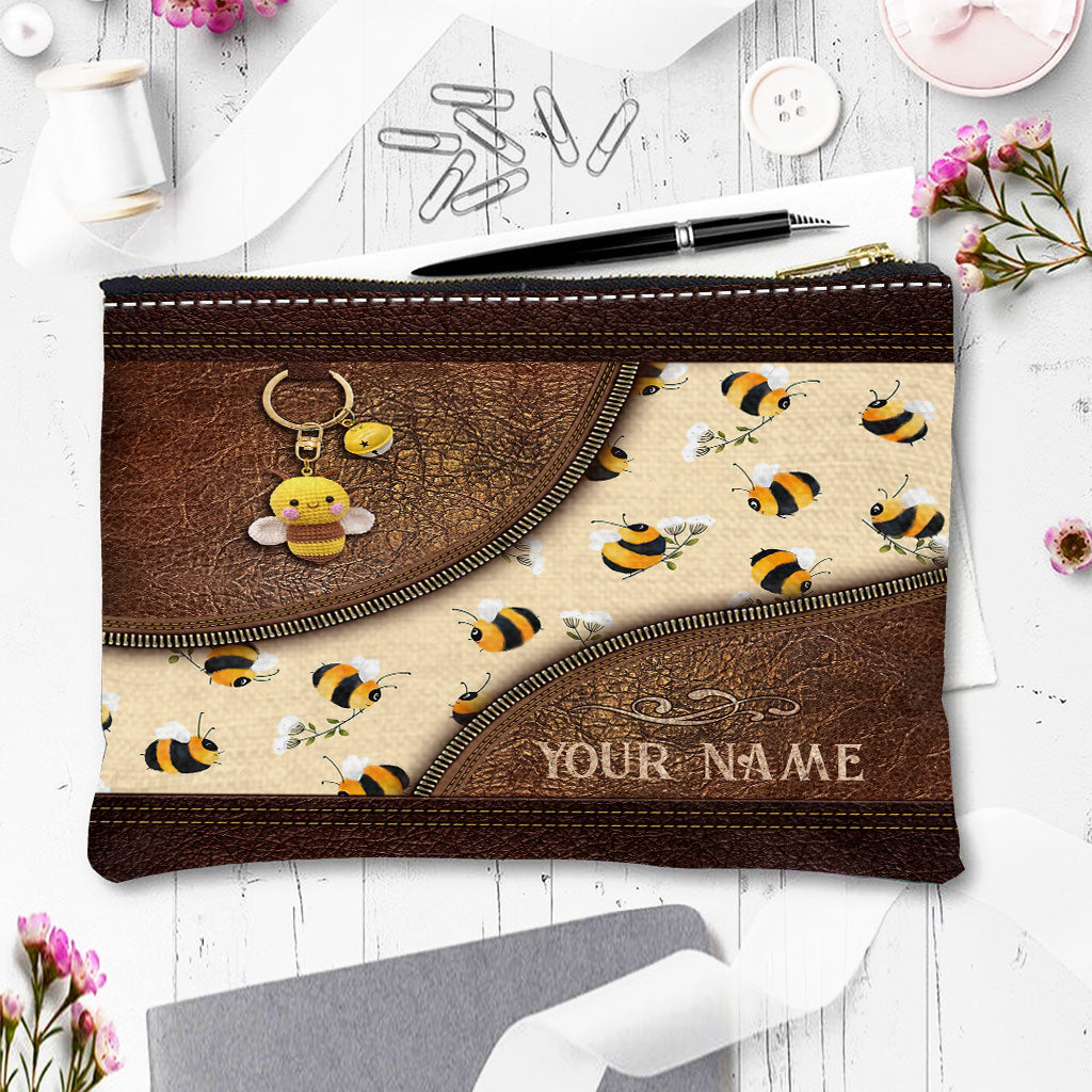 Bee Happy - Personalized Bee Pouch