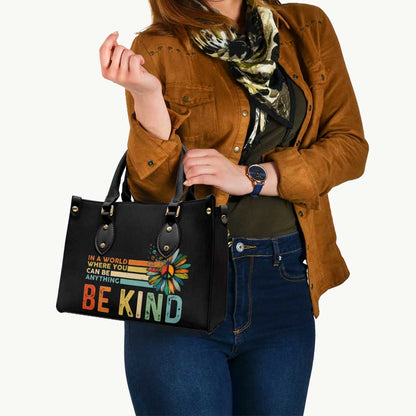 Be Kind - Hippie Leather Handbag