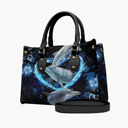 Dolphin Lover - Dolphin Leather Handbag
